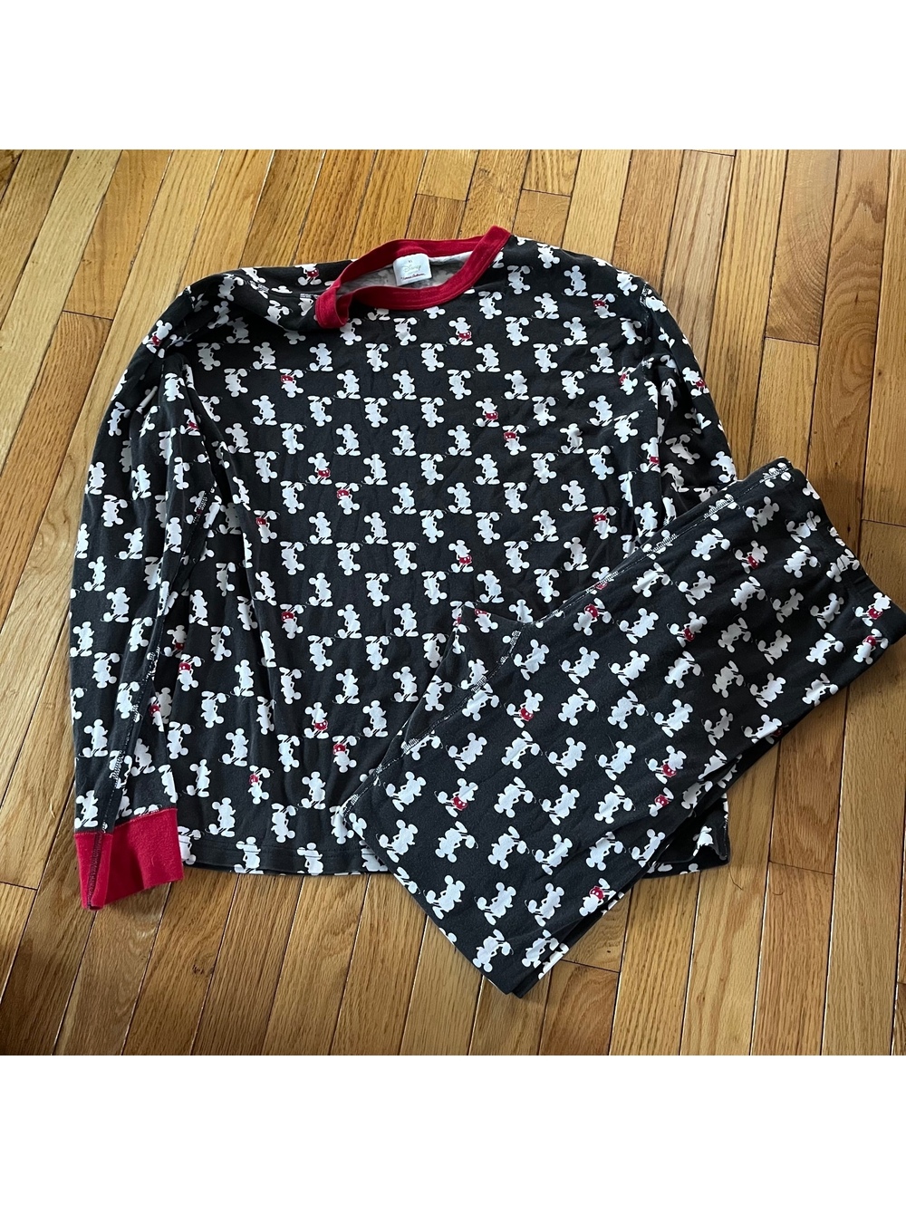 Disney Collection by Hanna Andersson Organic Cotton Mickey Mouse Pajama Set XL